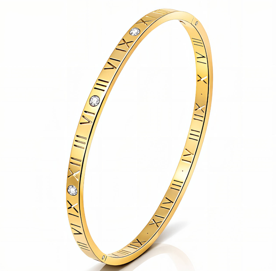 Roman Numeral Bangle