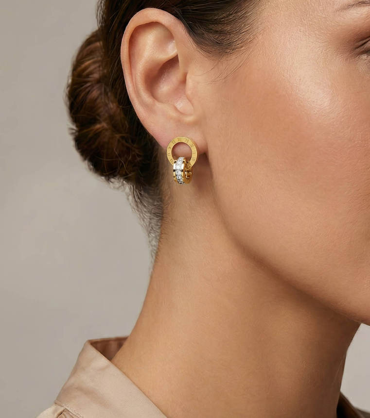Roman Numeral Earrings