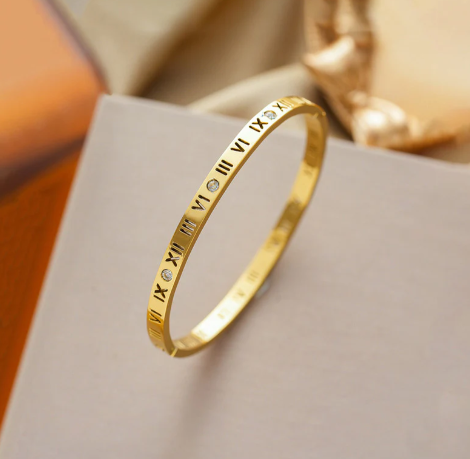 Roman Numeral Bangle