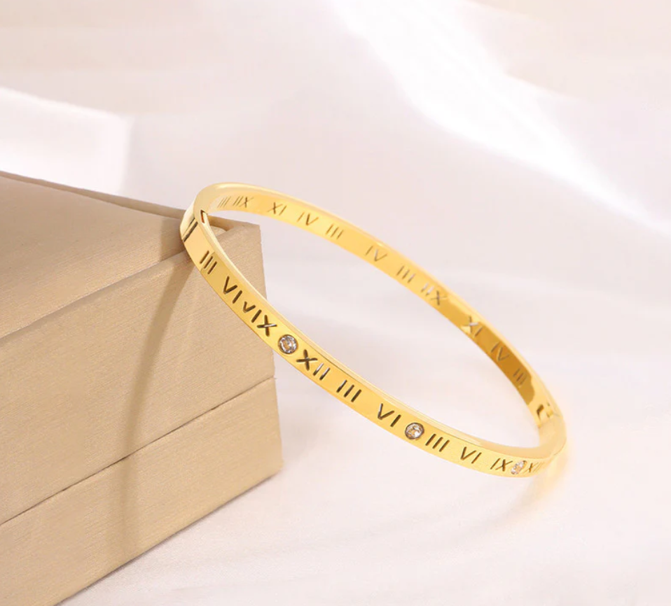 Roman Numeral Bangle