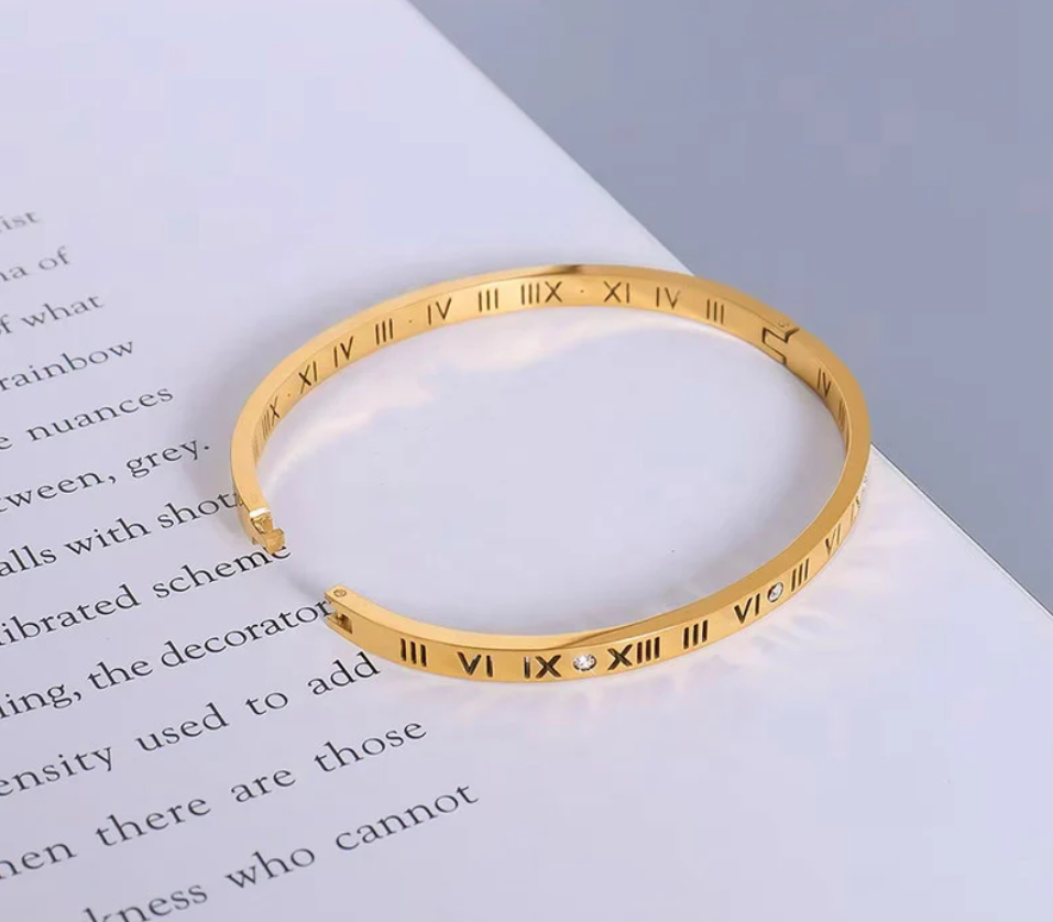 Roman Numeral Bangle